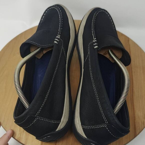 Cole Haan Casual Shoes Mens Size 11.5 Claude Venetian Leather Loafers Black - Picture 9 of 12